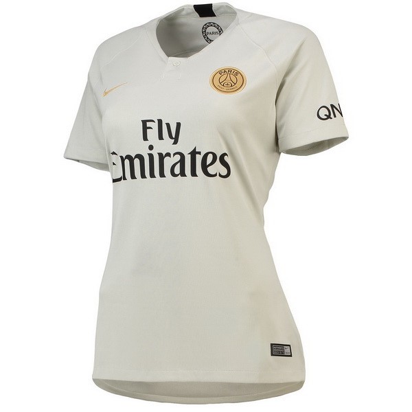 Camiseta Paris Saint Germain Segunda equipación Mujer 2018-2019 Blanco